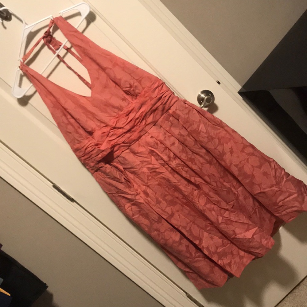 Vintage inspired halter dress—size 22.